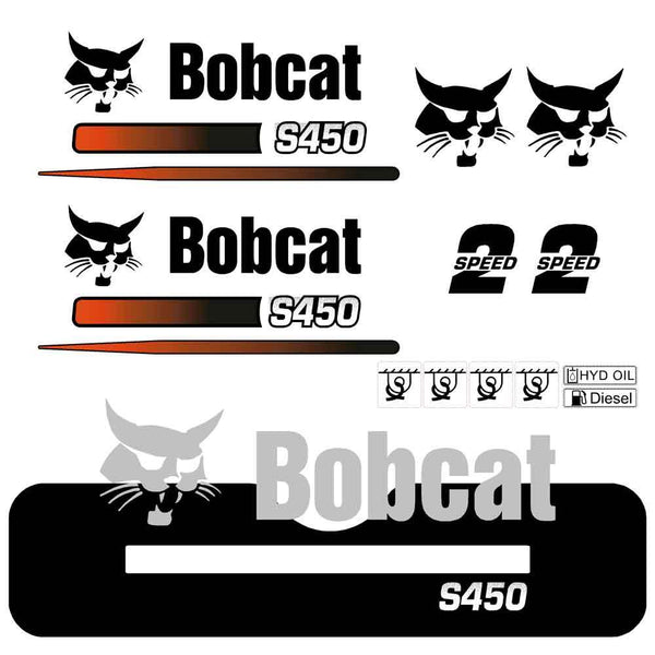 Bobcat S450 Decal Sticker Set
