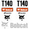 Bobcat T140 Decal Set