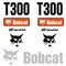 Bobcat T300 Decal Set