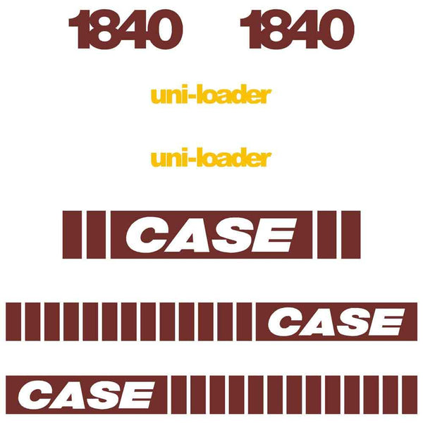 Case 1840 EARLY SERIES Decal Sticker Set