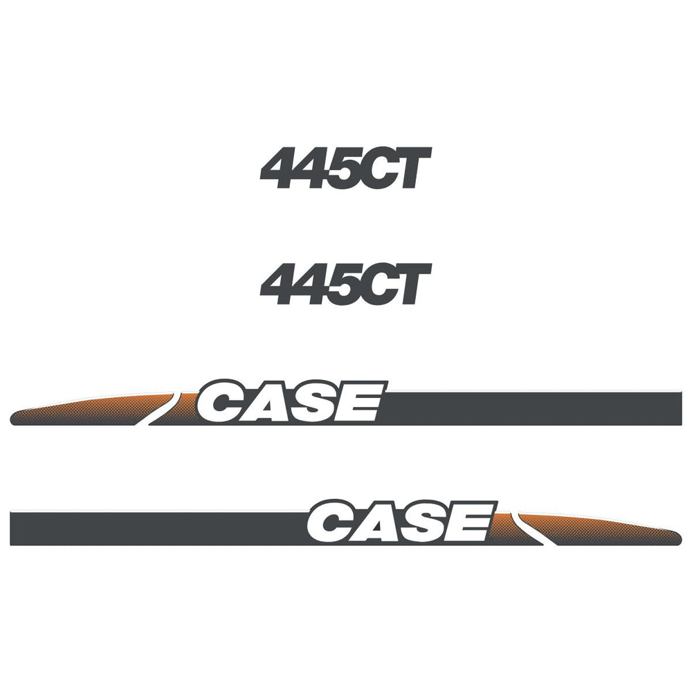 Case 445CT Decals Stickers