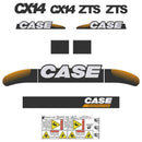 Case CX14 Decals Stickers