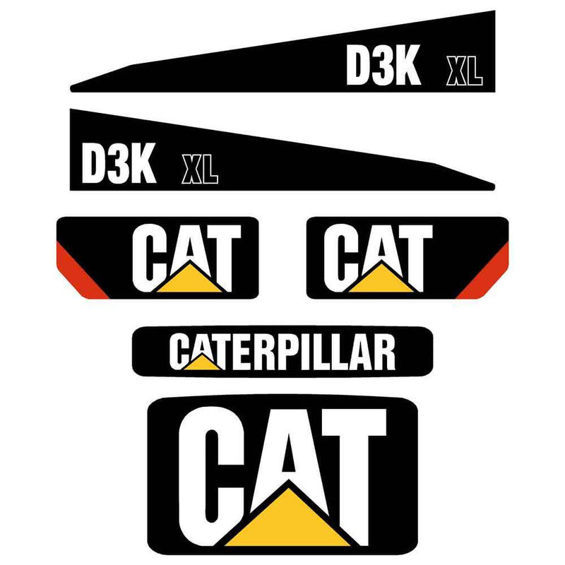 D3K XL Decals Stickers Set