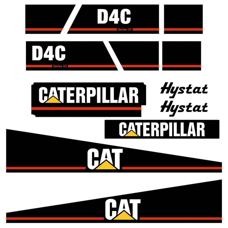 D4C III Series 3 Decals Stickers Set