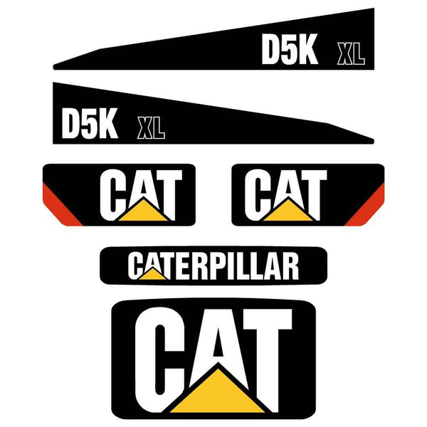 D5K XL Decals Stickers Set