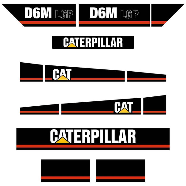 D6M LGP Decals Stickers 