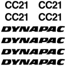 Dynapac CC21 Decals Stickers Set