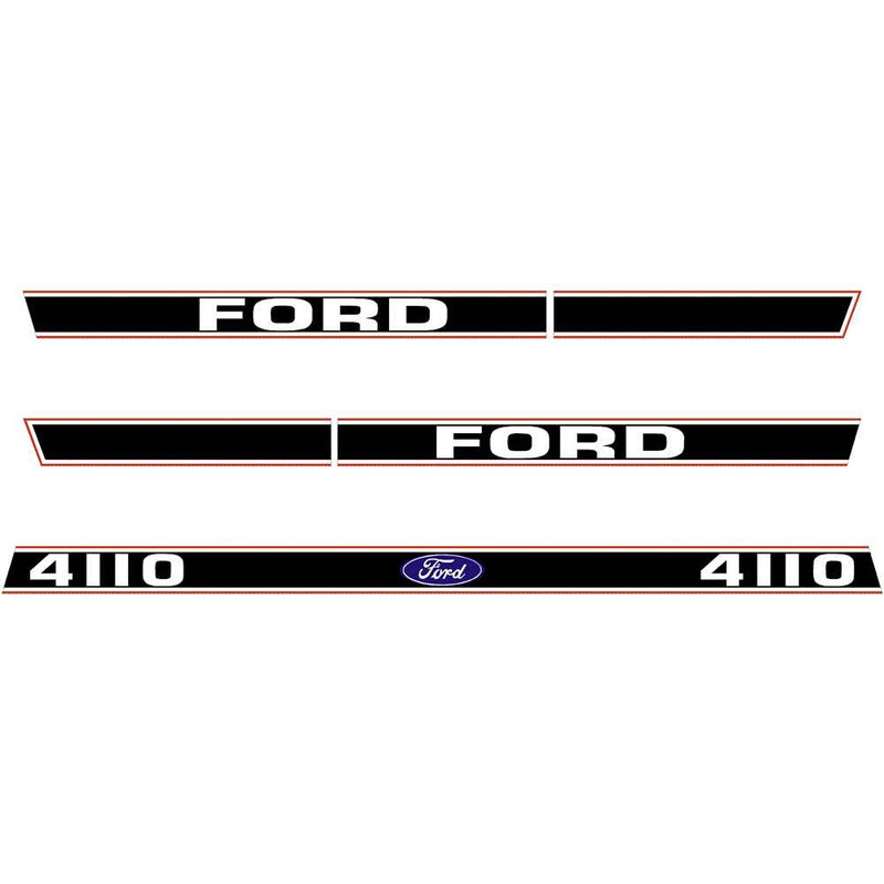 Ford 4110 Tractor Decal Sticker Set