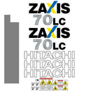 Hitachi ZX70LC-3 Decal Sticker Set