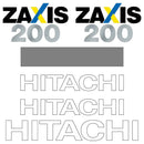 Hitachi ZX200-3 LC Decal Sticker Set