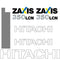 Hitachi ZX350LCN Decal Sticker Set