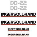 Ingersoll Rand DD22 Decal Sticker Set