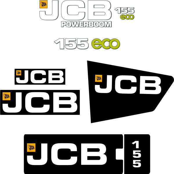 JCB 155 ECO Decals jcb-155-eco-decals