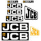 JCB 527-55 Decals Stickers Set