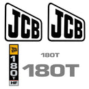 JCB 180T Decal Sticker Set