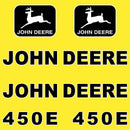John Deere 450E Decal Sticker Set