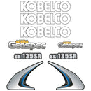 Kobelco SK135SR-2 Decals Stickers Set