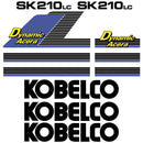 Kobelco SK210LC Dynamic Acera Decals Stickers