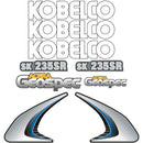Kobelco SK235SR Decals Stickers Set