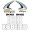 Kobelco SK60 Decals Stickers 