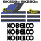 Kobelco SK250LC Dynamic Acera Decals Stickers