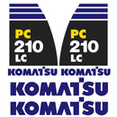 Komatsu PC210-8 LC Decal Sticker Set