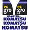 Komatsu PC270-8 LC Decals