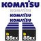 Komatsu D85EX-15 Decals Stickers 