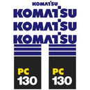 Komatsu PC130-7 Decals Stickers