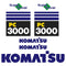 Komatsu PC3000-6 Decal Sticker Set