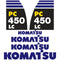 Komatsu PC450-8 LC Decals