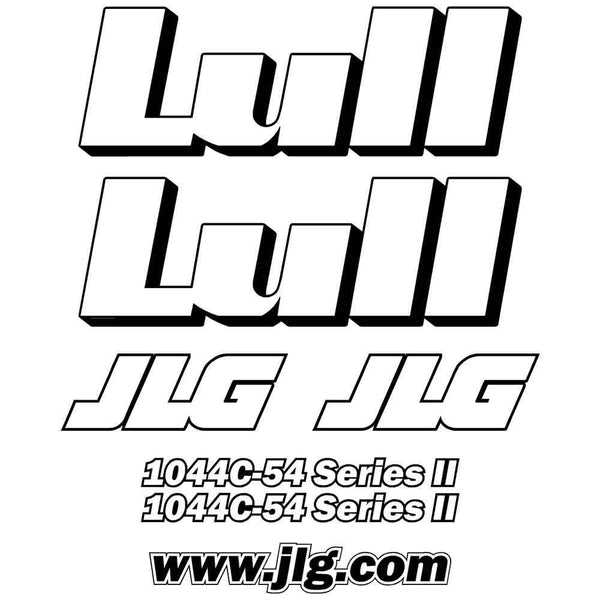 Lull 1044C-54 Series 2 Decals Stickers