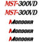 Morooka MST300VD Decals Stickers