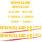 New Holland LS170 Decal Set
