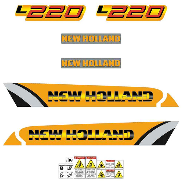 New Holland L220 Decals Stickers