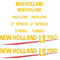 New Holland LS190 Decal Set