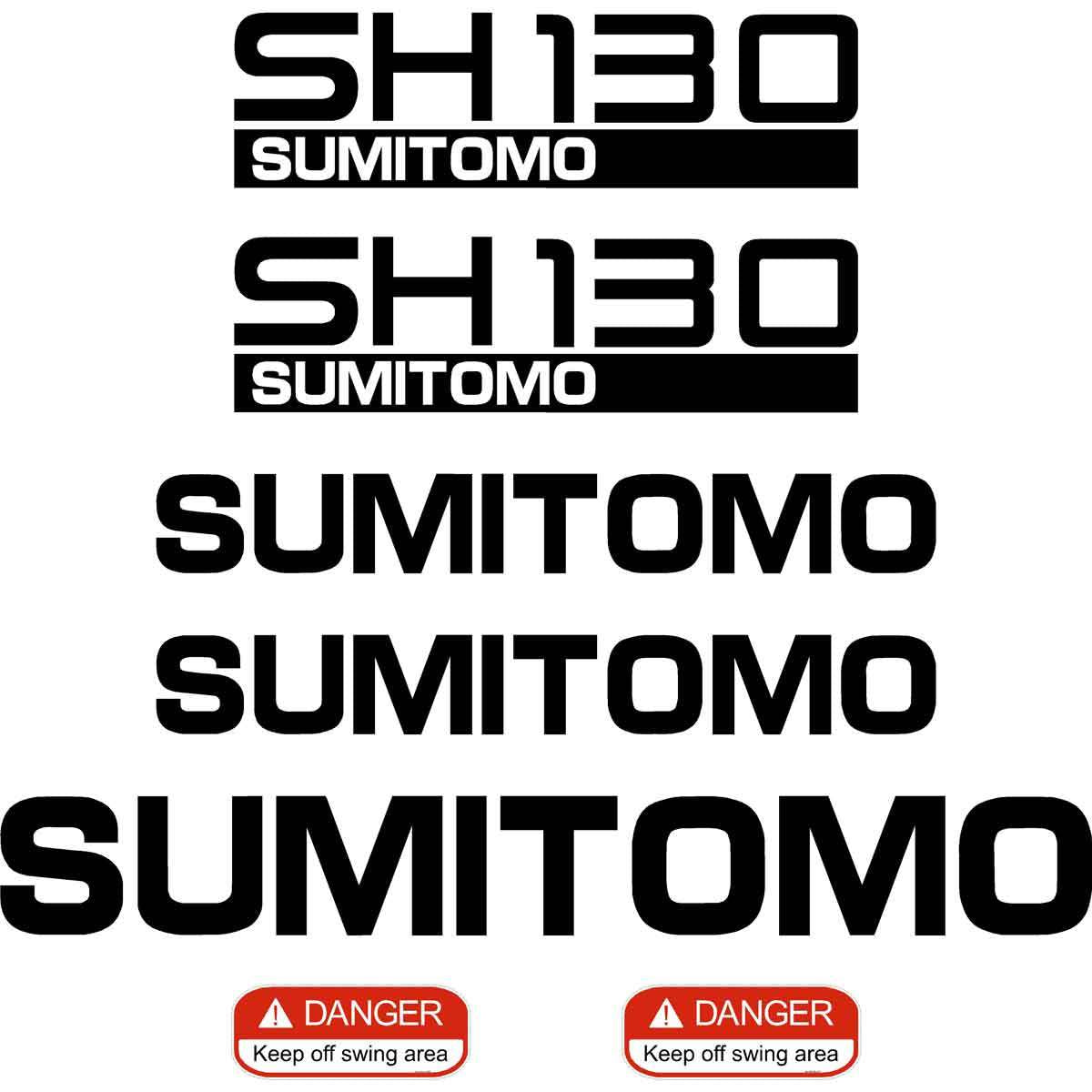 Sumitomo SH130-5 Decals Stickers