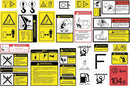 Compact Track Loader Safety Decal Kit