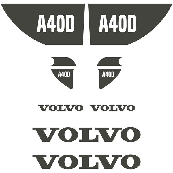Volvo A40D Decals Stickers