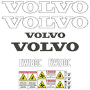 Volvo EW180C Decals Stickers