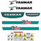 Yanmar SV08 Decals Stickers