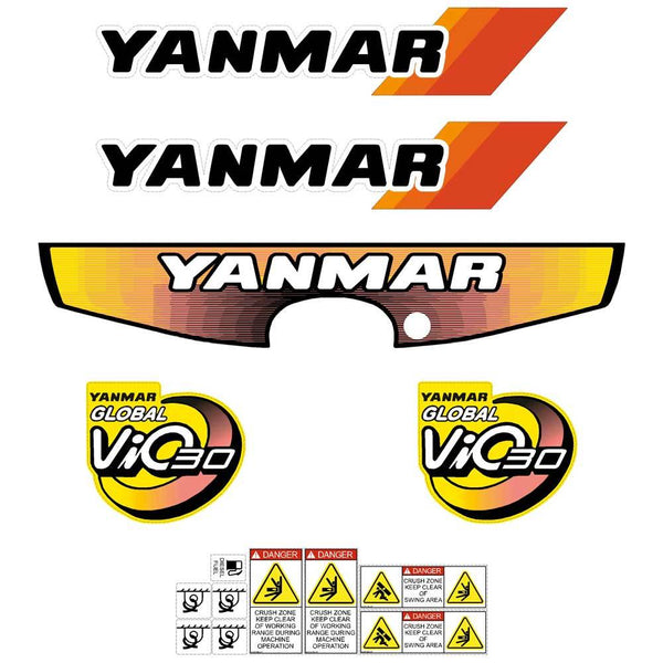 Yanmar Vio30-2 Decals Stickers Kit