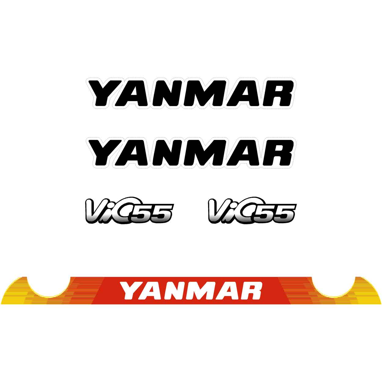 Yanmar Vio55-6 Decal Kit